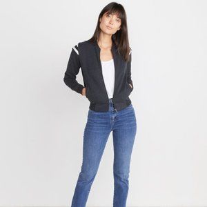 NWOT Marine Layer Ashton Bomber Jacket Zip Up Sweat Shirt Jacket Very Soft